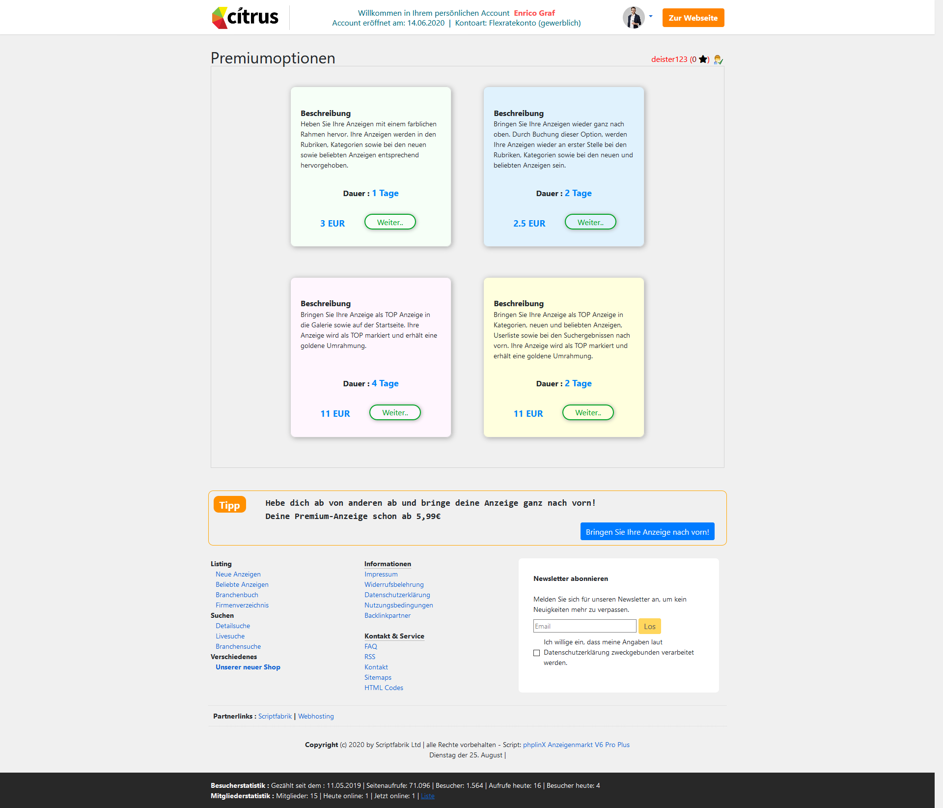 Reseller Licentie / Ontwikkelaar Licentie voor Reclame Markt Pro V6.2.1